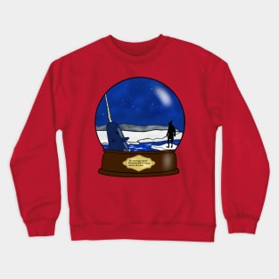 The elf snow globe Crewneck Sweatshirt